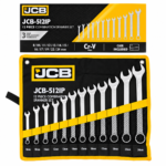 КОМПЛЕКТ ЗВЕЗДОГАЕЧНИ КЛЮЧОВЕ 8 – 24 ММ 12 ЧАСТИ JCB
