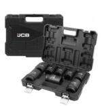 КОМПЛЕКТ ДЪЛБОКИ УДАРНИ ВЛОЖКИ 6-СТЕННИ 1″ (22 – 41 ММ) 8 ЧАСТИ JCB