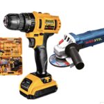 Комплект Ъглошлайф 880W и Винтоверт 24V WERSTIL